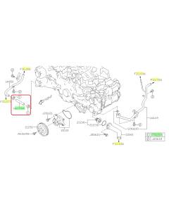Subaru OEM Complete Coolant Hose Kit (20-25 Legacy - 24F)