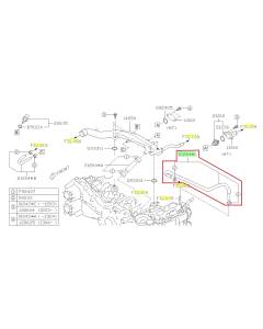 Subaru OEM Coolant Crossover Hose - 21204AB260 (13-20 BRZ)