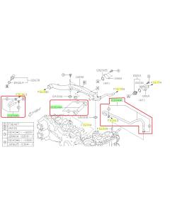 Subaru OEM Coolant Crossover Hose Kit (13-20 BRZ - MT)