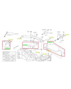 Subaru OEM Coolant Crossover Hose Kit (13-20 BRZ - AT)