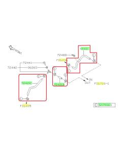 Subaru OEM Heater Hose Kit (13-20 BRZ - AT)