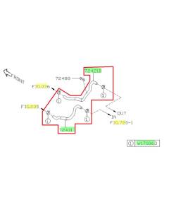 Subaru OEM Heater Core Hose Kit (15-21 STI)