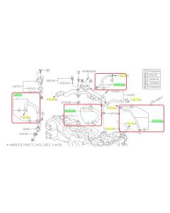 Subaru OEM Coolant Crossover Hose Kit (15-17 Crosstrek - MT)