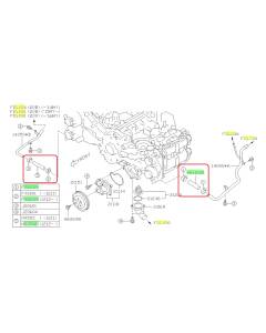 Subaru OEM Complete Coolant Hose Kit (15-17 Crosstrek - MT)
