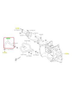 Subaru OEM CVT Cooler Hose - 99078AB410 (14-16 Crosstrek Hybrid)