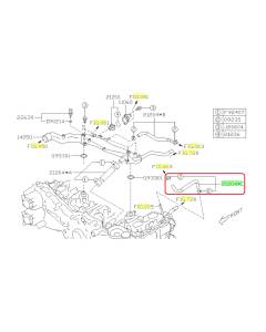 Subaru OEM Coolant Crossover Hose - 21204AB320 (14-16 Crosstrek Hybrid)
