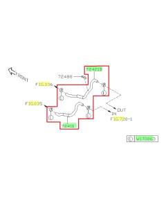 Subaru OEM Heater Hose Kit (14-16 Crosstrek Hybrid)