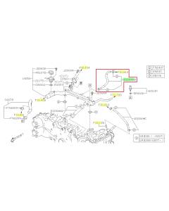 Subaru OEM Coolant Crossover Hose - 21204AB370 (18-19 Crosstrek - 20D)