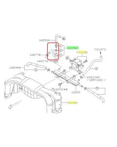 Subaru OEM PCV Hose Assembly - 11815AC300