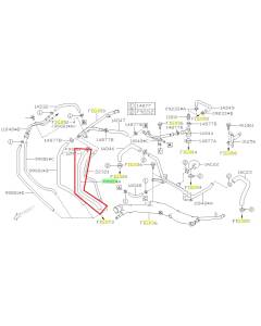 Subaru OEM Vacuum Hose - 99081AA110