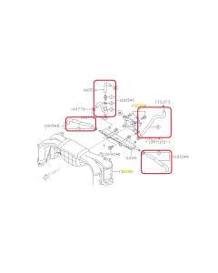 Subaru OEM PCV Hose Kit - EJ253 (10-12 Legacy/Outback)