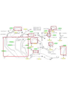 Subaru OEM PCV Hose Kit - EJ255 (10-12 Legacy GT / Outback XT)