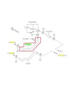 Subaru OEM Heater Core Hose - 72421FL020 (18-19 Crosstrek - 20D)