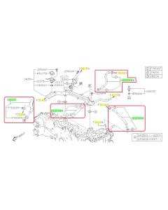 Subaru OEM Coolant Crossover Hose Kit (18-19 Crosstrek - 20D)