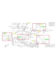 Subaru OEM Coolant Crossover Hose Kit (19-23 Crosstrek - 20D)
