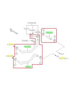 Subaru OEM Heater Hose Kit (19-23 Crosstrek - 20D)