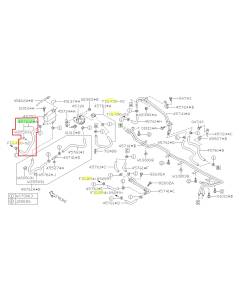 Subaru OEM Inverter Cooler Hose - 45761FL000 (19-23 Crosstrek Hybrid)