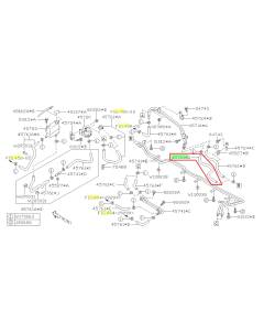 Subaru OEM Inverter Cooler Hose - 45761FL080 (19-23 Crosstrek Hybrid)