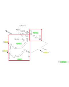 Subaru OEM Heater Hose Kit (19-23 Crosstrek Hybrid)