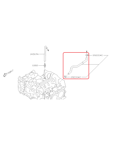 Subaru OEM PCV Hose - 11815AC44A