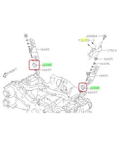 Subaru OEM Rubber Lower Injector Seal - 16395AA050 (15-21 WRX)
