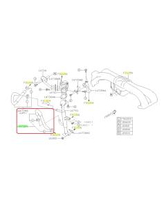 Subaru OEM EGR Pipe Coolant Hose - 14472AA450 (15-21 WRX)