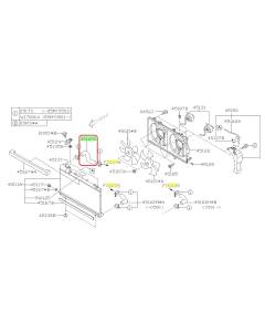 Subaru OEM Radiator Hose - Inlet (03-05 Forester XT)