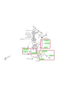Subaru OEM Oil Cooler Hose Kit (03-05 Forester XT)