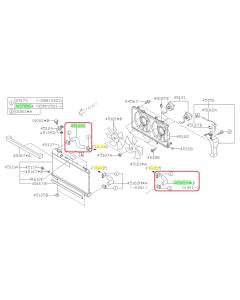 Subaru OEM Radiator Hose Kit (03-05 Forester XT)