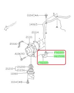 Subaru OEM Complete Coolant Hose Kit (06-08 Forester)