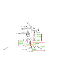 Subaru OEM Oil Cooler Hose Kit (06-08 Forester XT)