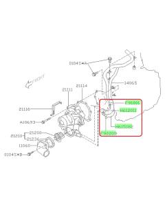 Subaru OEM Complete Coolant Hose Kit (06-08 Forester XT)