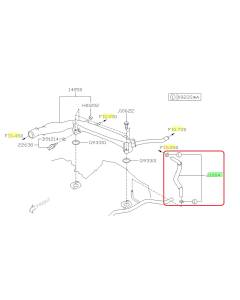 Subaru OEM Coolant Crossover Hose Kit (09-10 Forester - 253)