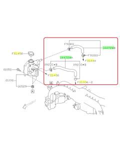Subaru OEM Coolant Expansion Tank Hose Kit (09-10 Forester XT)