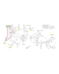 Subaru OEM CVT Cooler Coolant Hose - 99078AB281 (15-21 WRX)