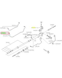 Subaru OEM Steering Rack O-Ring - 34192AG05A