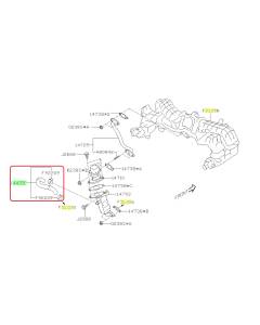 Subaru OEM EGR Pipe Coolant Hose - 14472AB020 (22+ WRX)