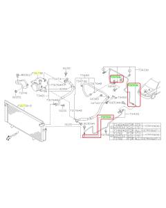 Subaru OEM A/C Line O-Ring - 73039FA110 (02-07 WRX)