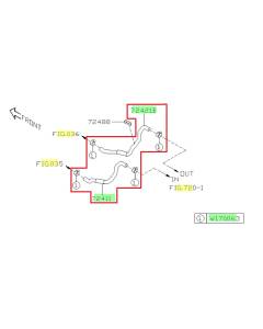 Subaru OEM Heater Hose Kit (17-18 Forester - 25B)