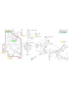 Subaru OEM CVT Cooler Hose Kit (14-18 Forester XT)