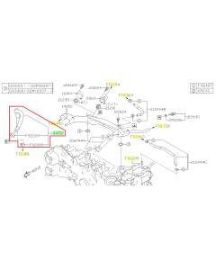 Subaru OEM Coolant Crossover Hose - 14472AB030 (22+ WRX)
