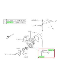Subaru OEM Complete Coolant Hose Kit (05-09 Outback - 235)