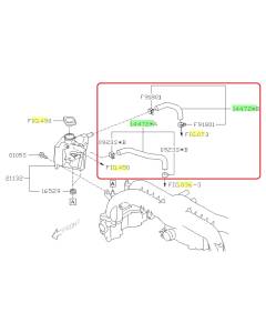 Subaru OEM Coolant Expansion Tank Hose Kit (05-06 Outback XT)