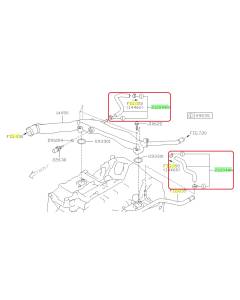 Subaru OEM Coolant Crossover Hose Kit (10-12 Outback - 253)
