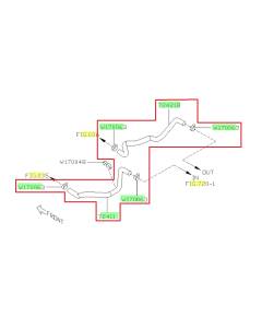 Subaru OEM Heater Hose Kit (10-12 Outback - 253)