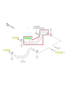 Subaru OEM Heater Hose - Outlet (22-23 WRX - 6MT)