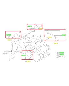 Subaru OEM Coolant Crossover Hose Kit (10-14 Outback - 36D)