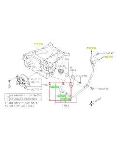 Subaru OEM Complete Coolant Hose Kit (10-14 Outback - 36D)