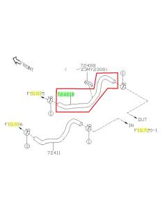 Subaru OEM Heater Hose - Outlet (23+ WRX - 6MT)