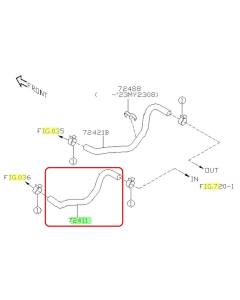 Subaru OEM Heater Hose - Inlet (23+ WRX - 6MT)